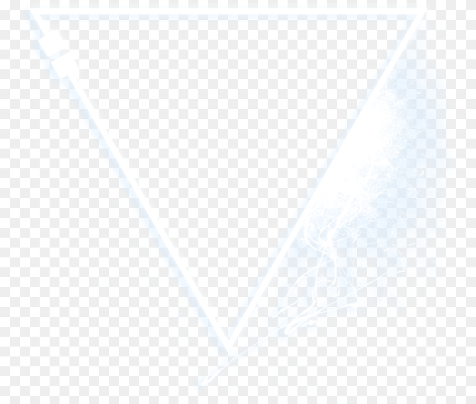 Splash Neon White Glow Effect Neoneffect Border White Neon Triangle Free Png