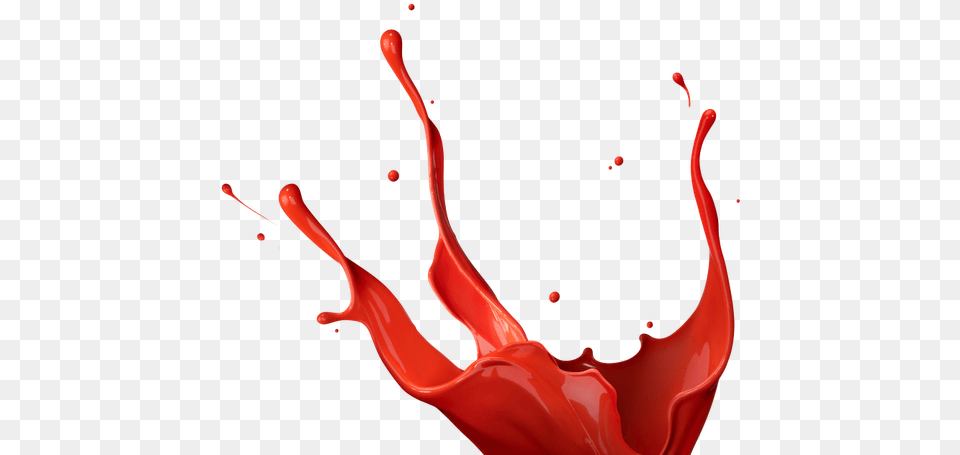 Splash Of Red Paint Splash, Smoke Pipe, Beverage Free Transparent Png
