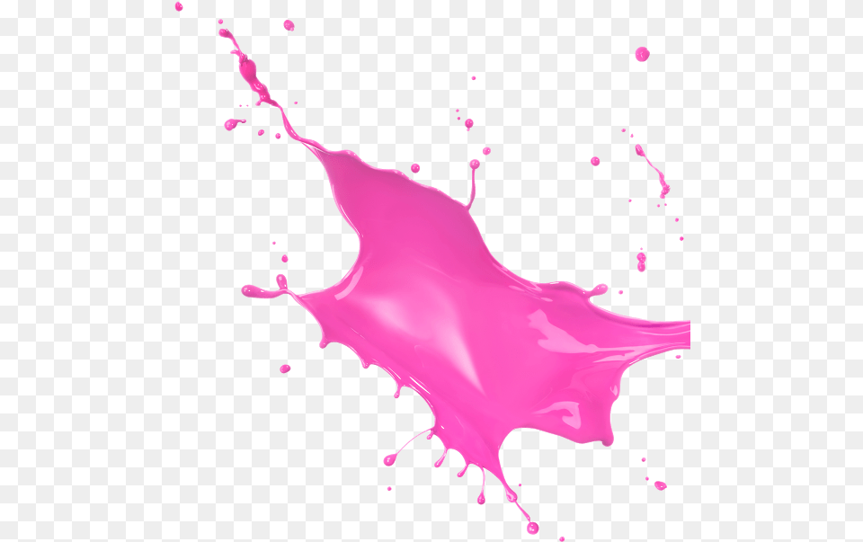 Splash Paint Pink Colour Splash, Purple, Beverage, Milk, Stain Png