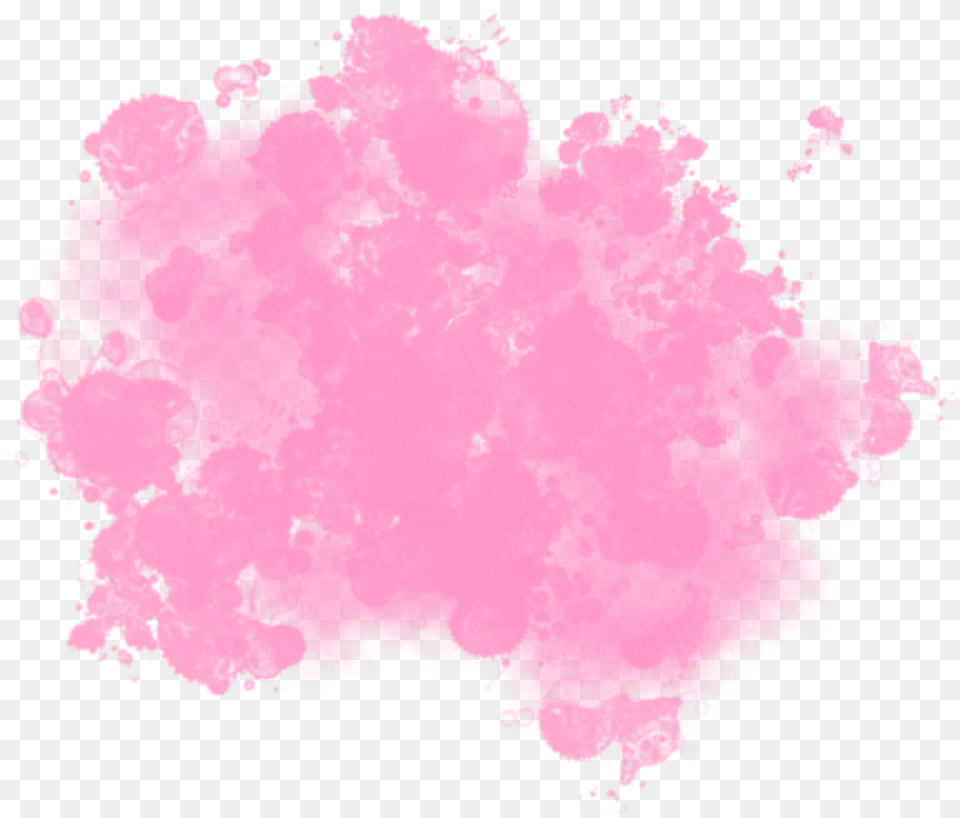 Splash Paint Pink Water Brush, Purple, Powder Free Transparent Png