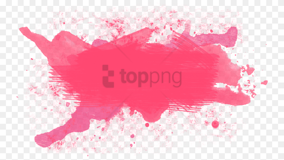 Splash Pink Red Paint Image With Purple Ink Splash, Art, Graphics, Stain Png