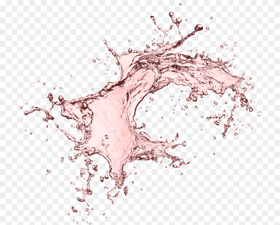 Splash Rose Water Splash Png