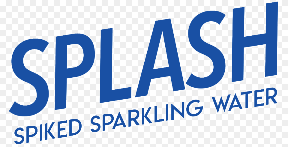 Splash Spiked Sparkling Water Graphic Design, Text, Logo, Dynamite, Weapon Png Image