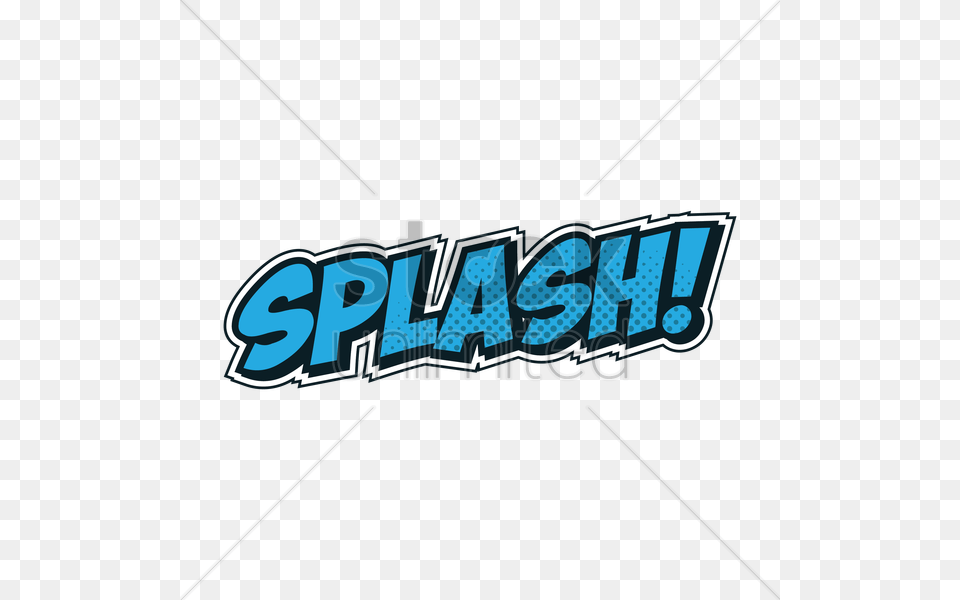 Splash Text With Comic Effect Vector, Logo Free Png Download