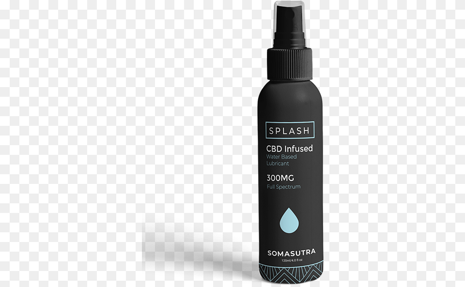 Splash Water Based Cbd Infused Lubricant Cosmetics, Bottle, Perfume, Tin, Can Free Transparent Png