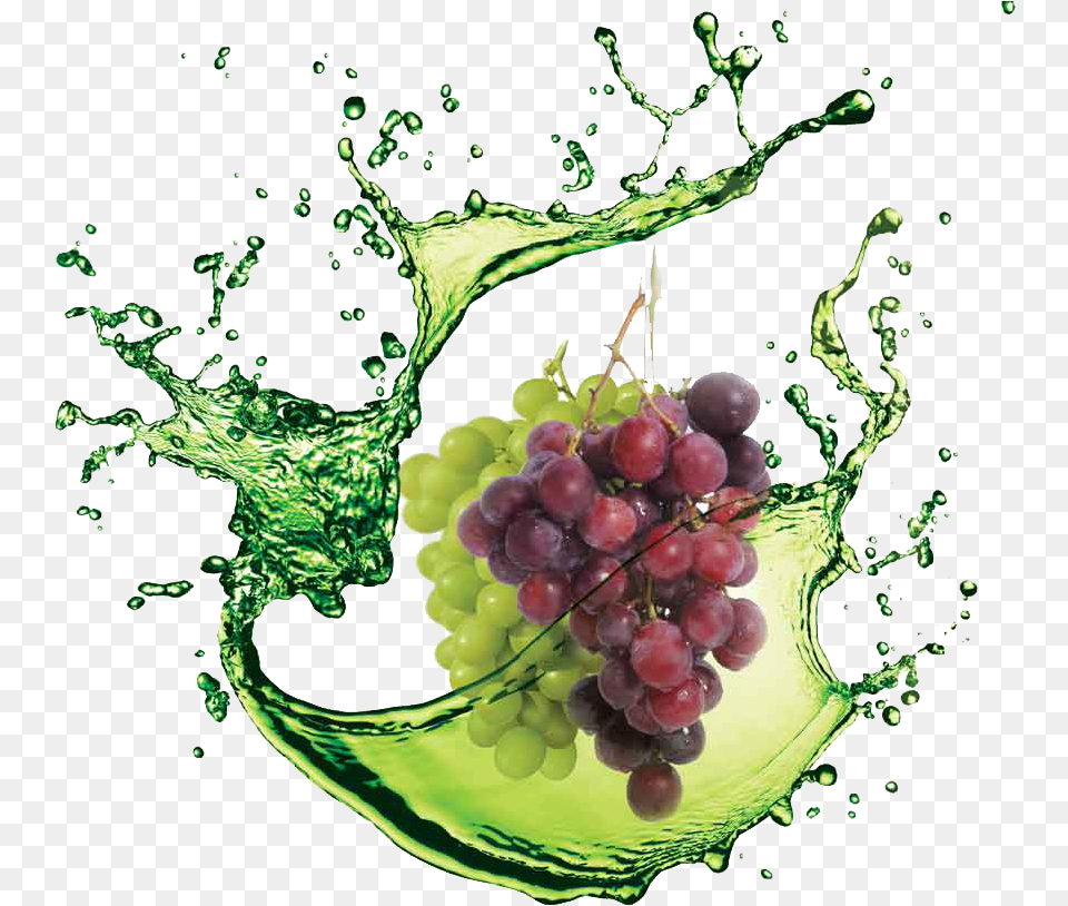 Splash Water Effect Water Splash, Food, Fruit, Grapes, Plant Free Png Download