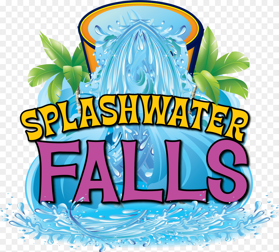 Splashwater Falls Sfa Logo Six Flags America, Birthday Cake, Cake, Cream, Dessert Free Png Download