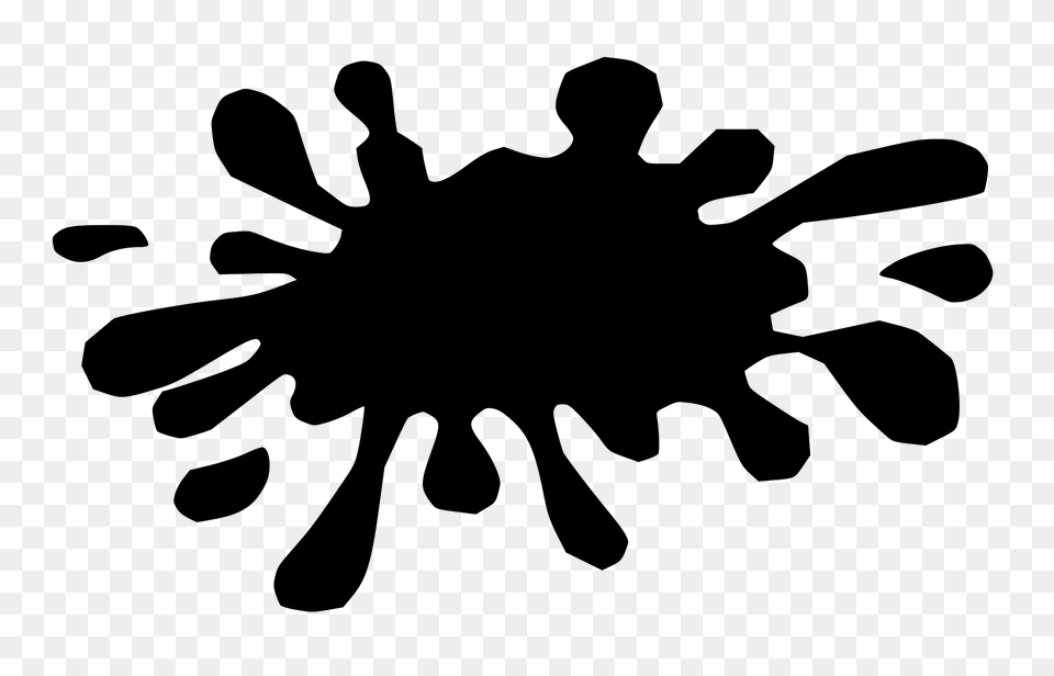 Splat 17 Clipart, Person, Silhouette, Stencil, Face Free Png Download