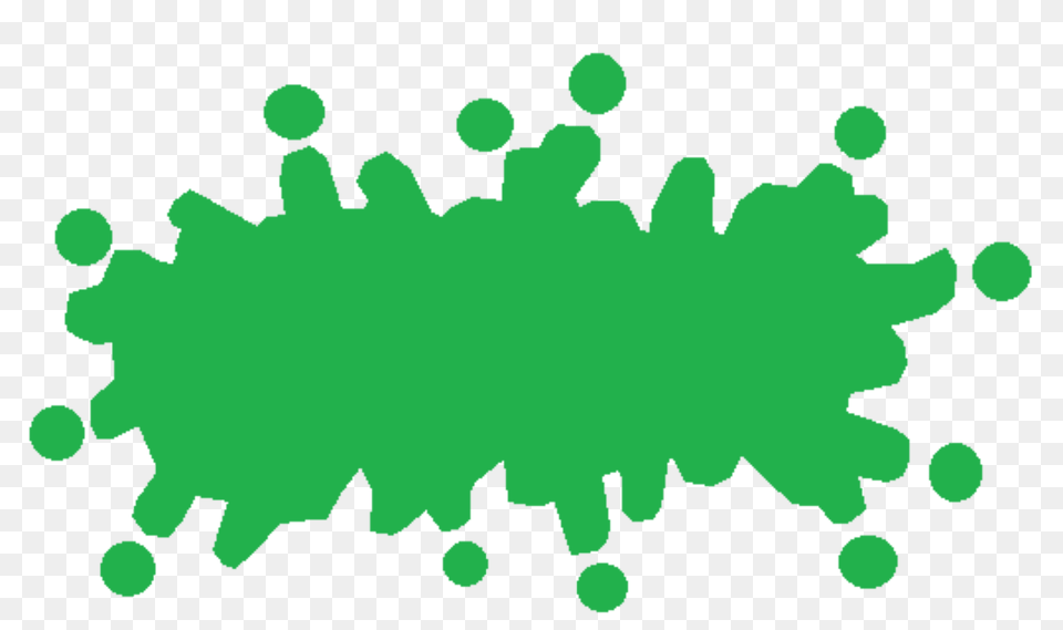 Splat 3 Clipart, Green, Art, Graphics, Person Free Png Download