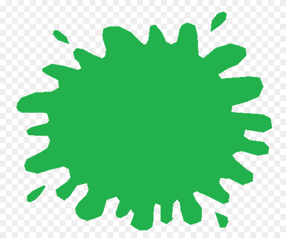 Splat 5 Clipart, Green, Stain Png