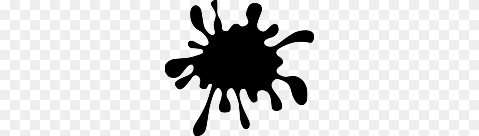 Splat Clip Art, Gray Png Image