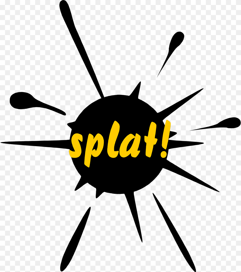 Splat Stock Photo Illustration Of A Paint Splatter Paint Splat, Logo, Text Png Image