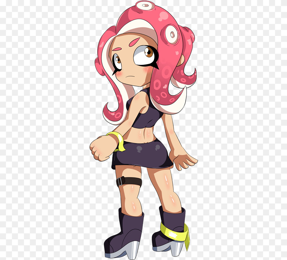 Splat Tim Octo Expansion Splatoon Fanart, Book, Comics, Publication, Baby Free Png