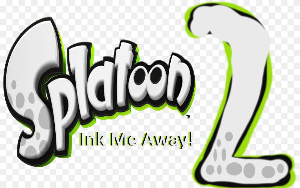 Splatoon 2 Ink Me Away Logo Splatoon, Text, Food, Ketchup Free Png Download