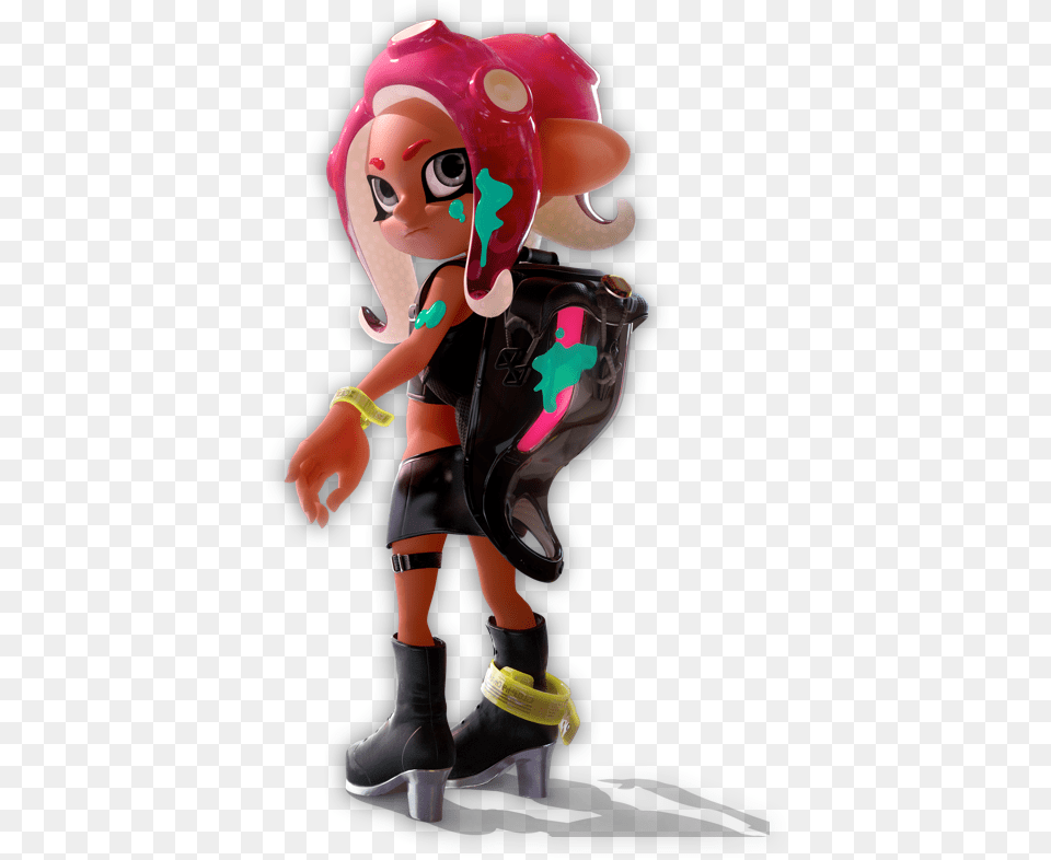 Splatoon 2 Octo Girl, Baby, Figurine, Person, Clothing Free Png