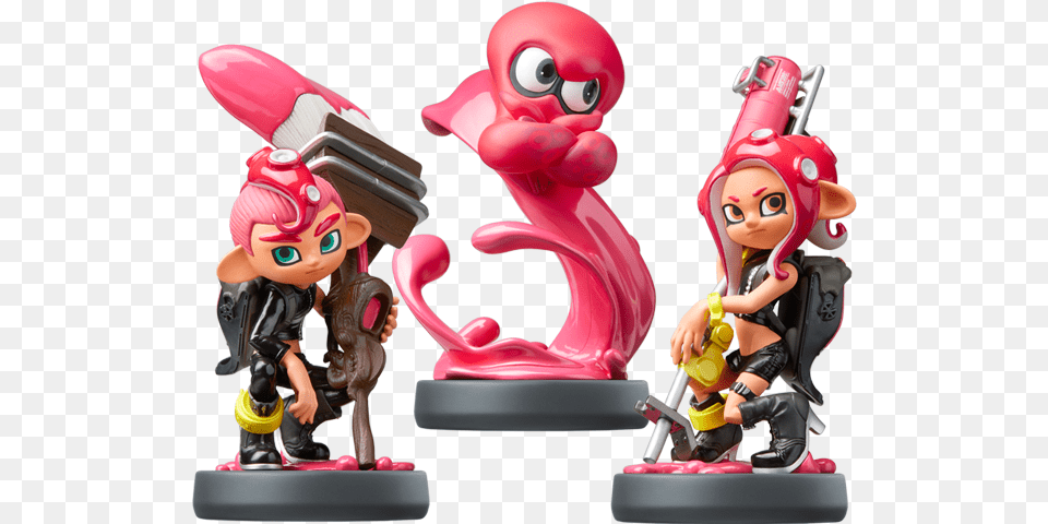 Splatoon 2 Octoling Amiibo, Figurine, Baby, Person, Face Png