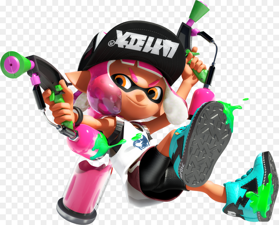 Splatoon 2 Pink Inkling Png Image