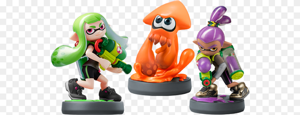 Splatoon Amiibo, Figurine, Baby, Person, Face Free Transparent Png