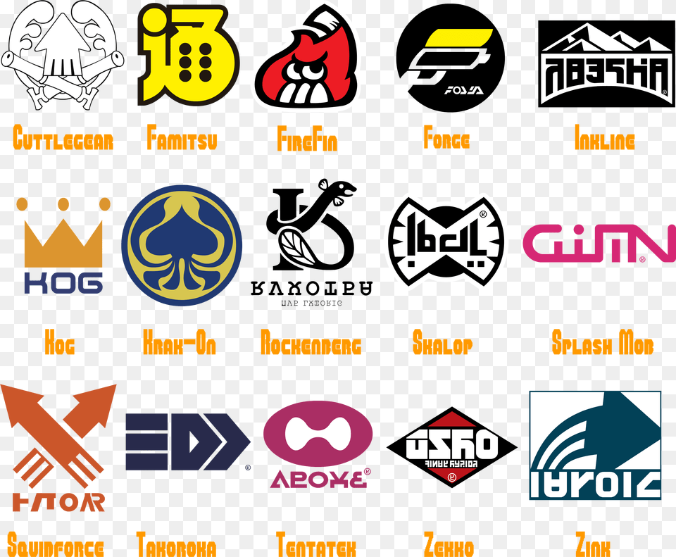 Splatoon Gear Logo 2 By Richard Splatoon 2 Clothing Brands, Scoreboard, Symbol Png Image