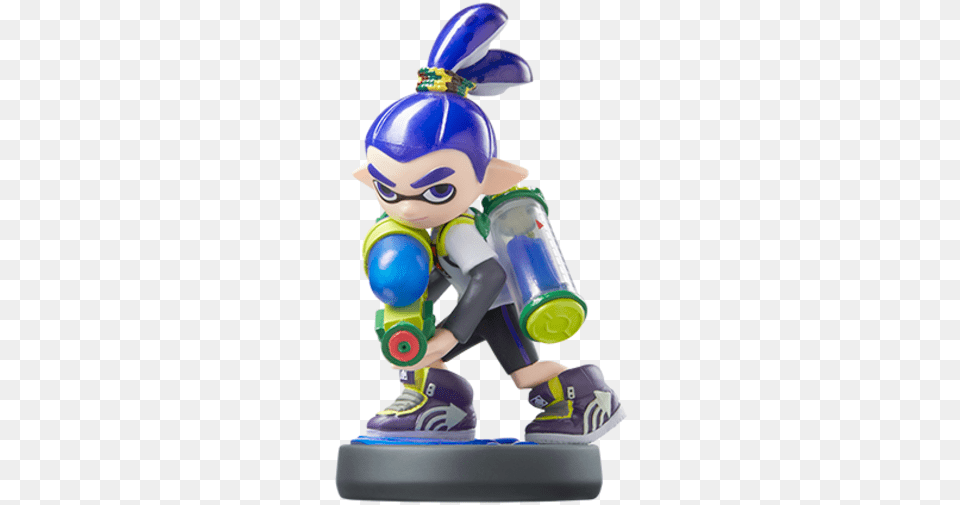 Splatoon Inkling Boy Amiibo, Figurine, Baby, Person, Clothing Png