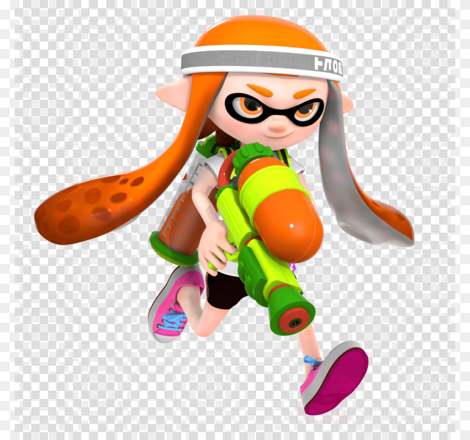 Splatoon Model Clipart Splatoon 2 Video Inkling Girl Gifs Transparent, Baby, Person, Face, Head Png Image