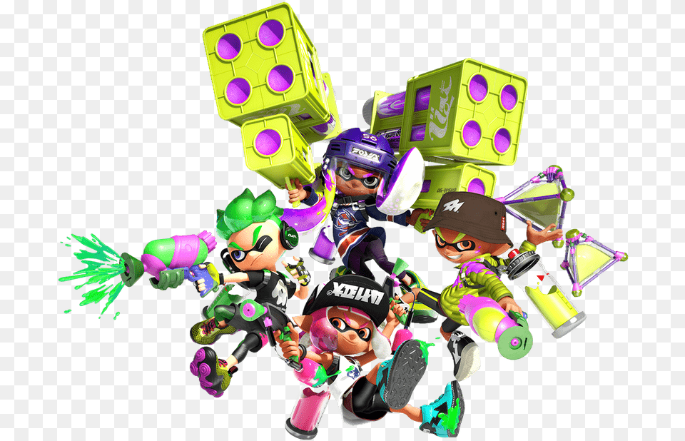 Splatoon Nintendo Dungeons And Dragons Inklings Switch Splatoon 2 The Complete Guide, Baby, Person, Face, Head Png Image
