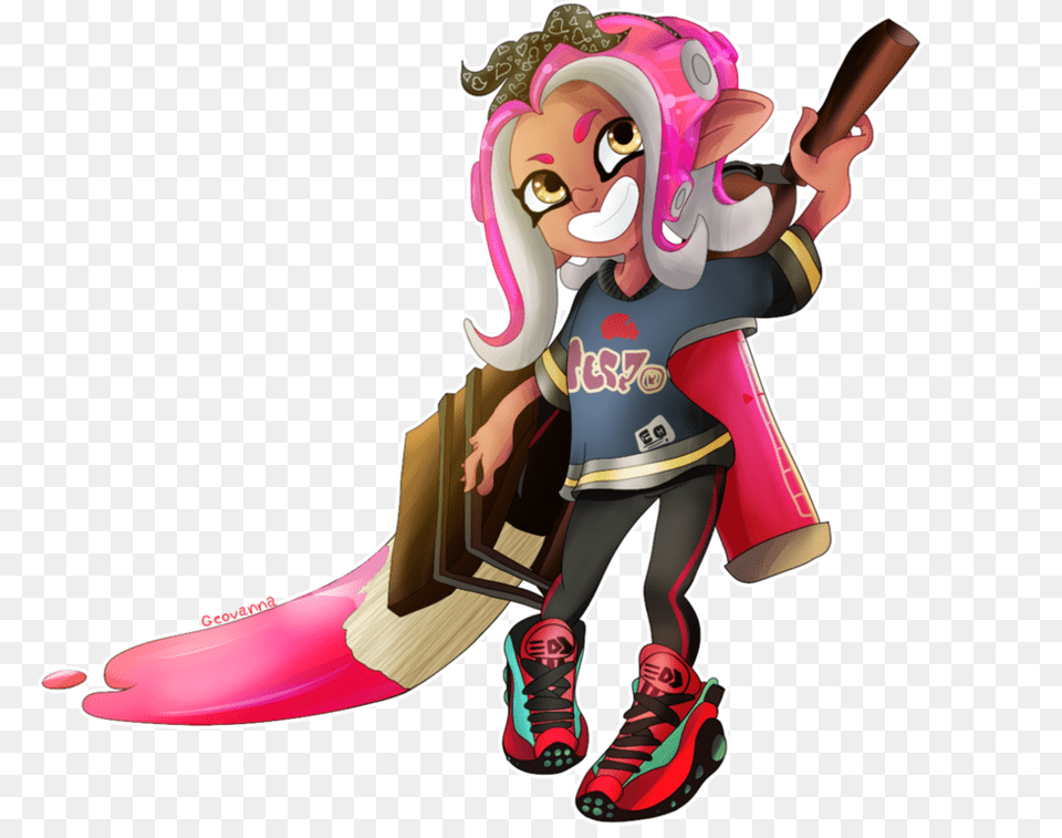 Splatoon Octoling Expansion Seems To Be Developing Quite, Clothing, Footwear, People, Person Free Png Download