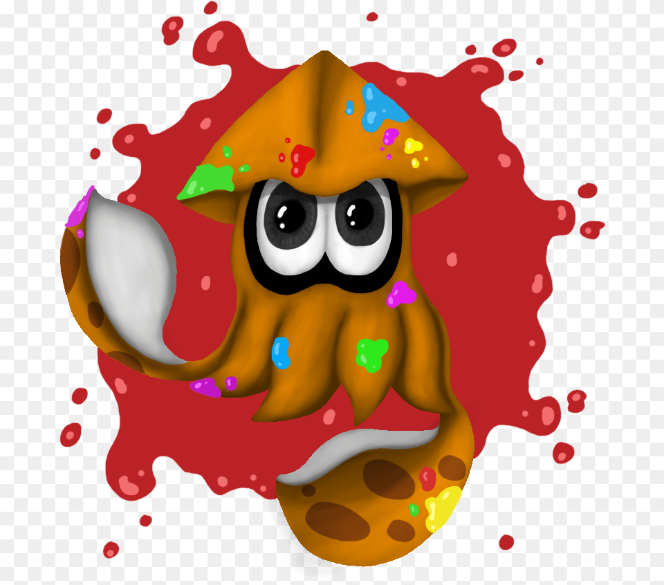 Splatoon Squid By Soksoc Dot, Art, Toy Free Transparent Png