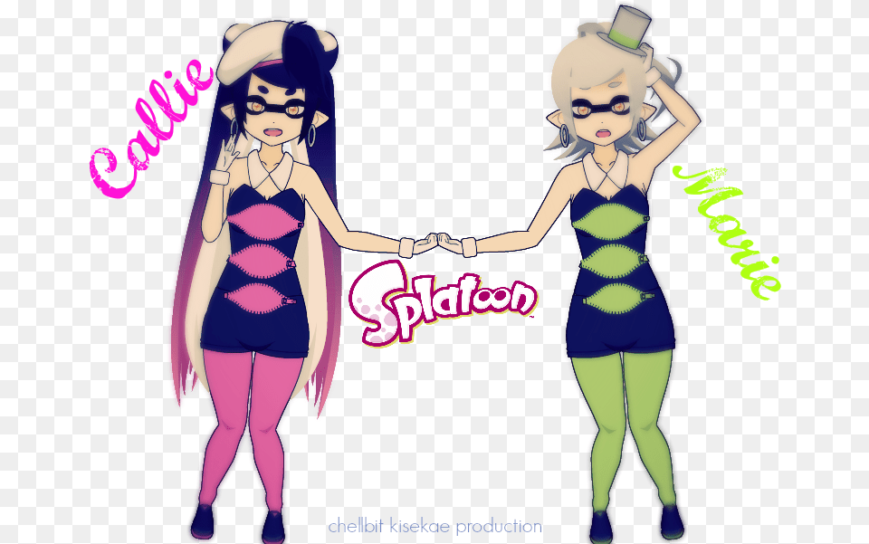 Splatoon Squid Sisters Exports By Chellbit On Human Squid Sisters Splatoon, Purple, Publication, Book, Comics Png