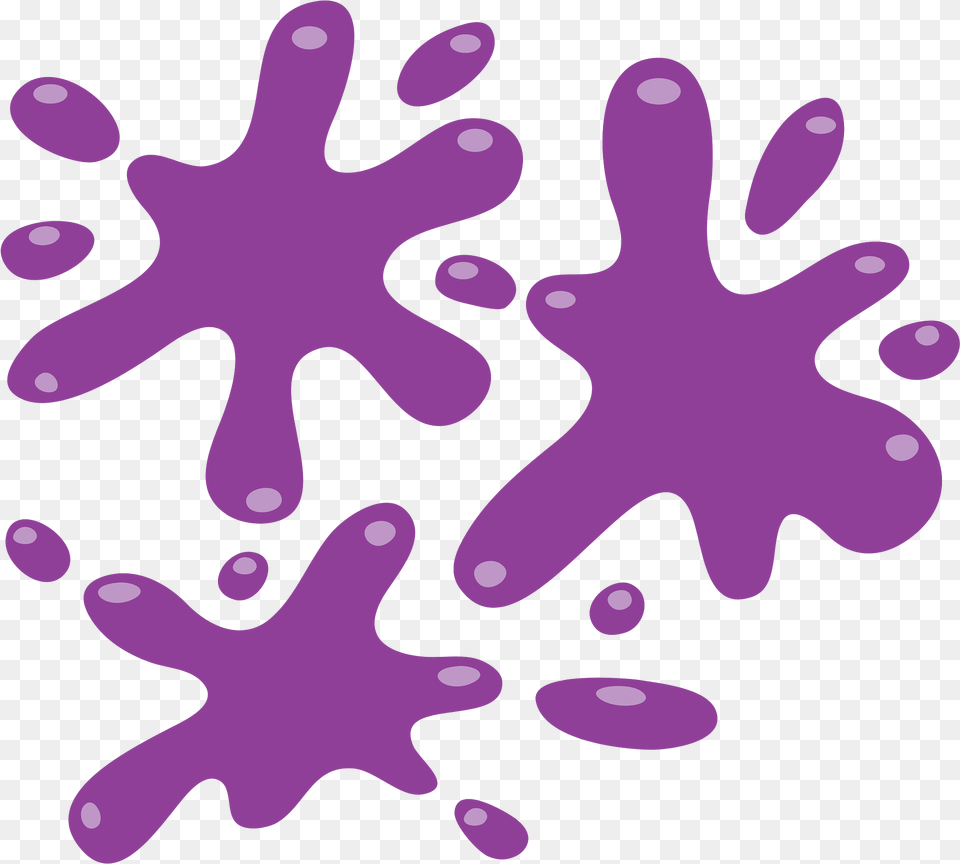 Splats Clipart, Purple, Outdoors, Nature, Pattern Free Png Download