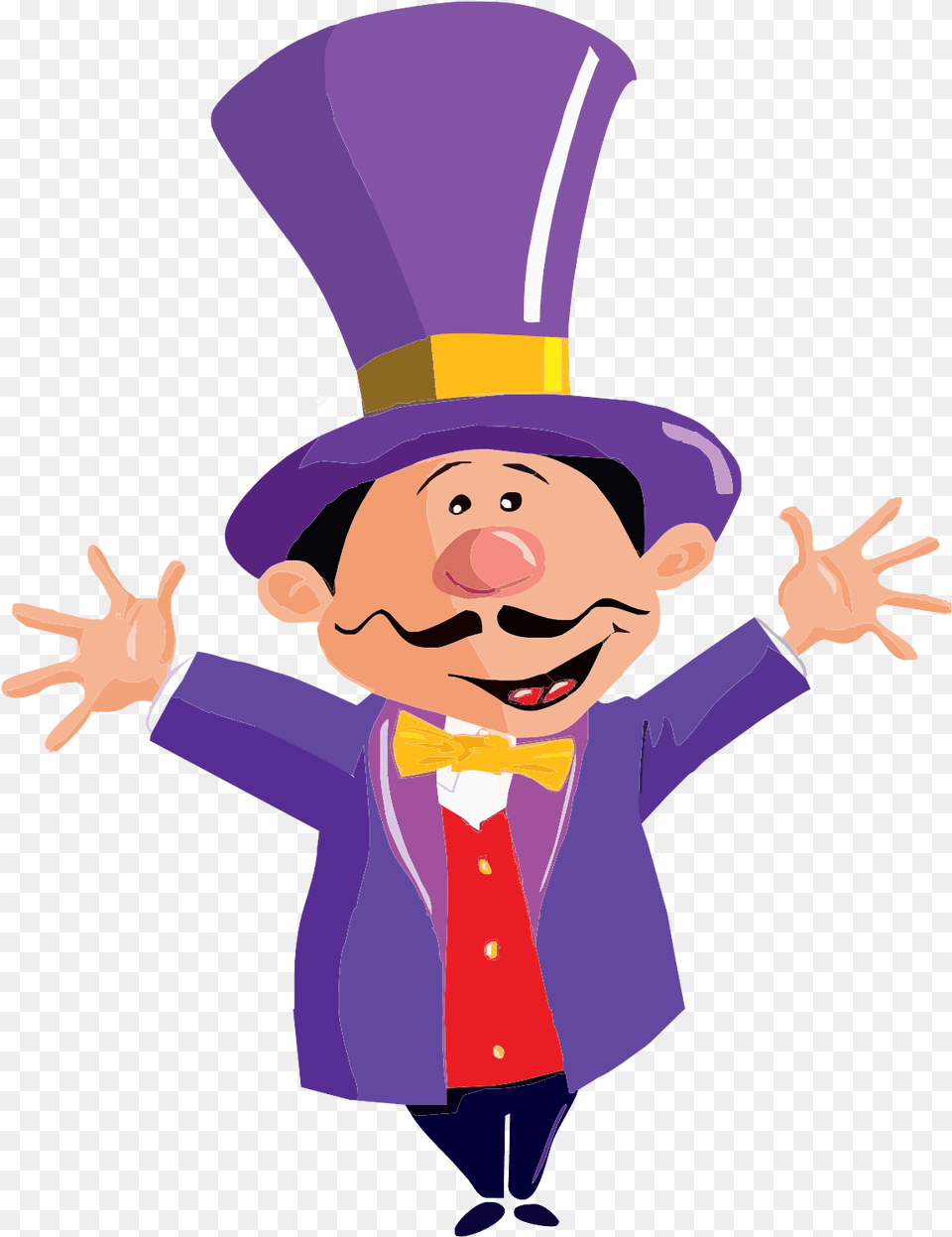Splats Entertainment Circus Party Circus Ringmaster Clipart, Baby, Performer, Person, Face Png