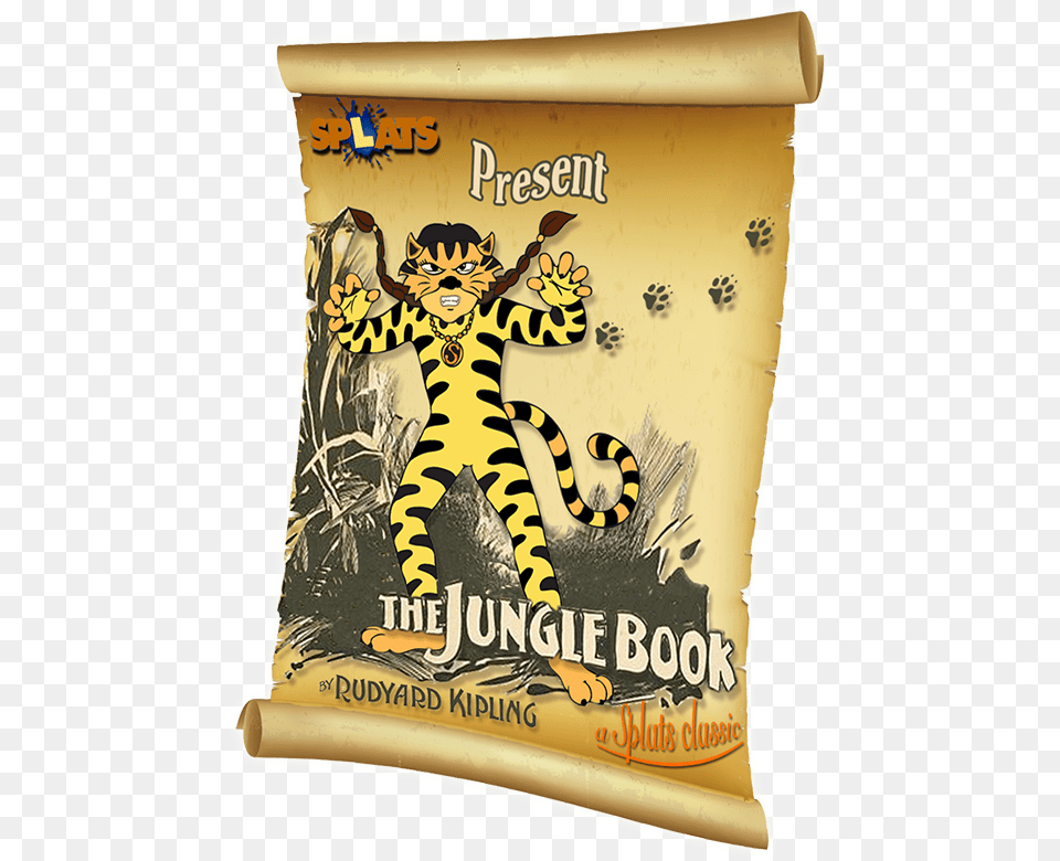 Splats Entertainment The Jungle Book Play Poster Jungle Book A New Book By Rudyard Kipling, Text, Can, Tin, Face Png