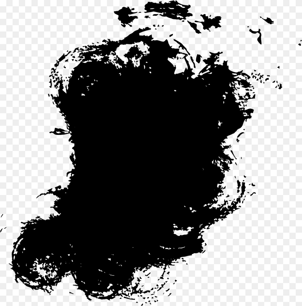 Splatter, Gray Png