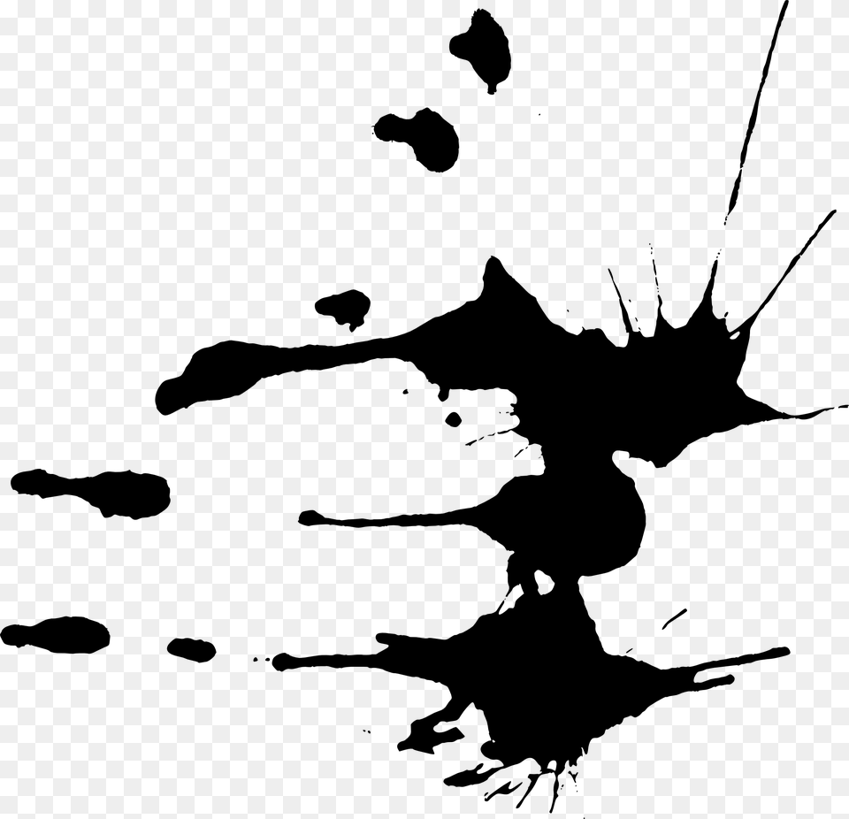 Splatter Paint Stencil, Silhouette, Stain, Person Free Transparent Png