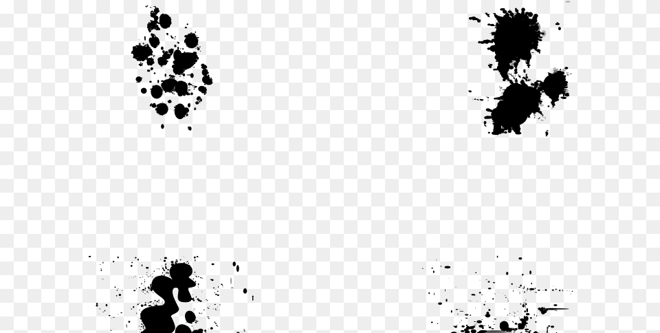 Splatter Resource Procreate Splatter Brush Free, Gray Png