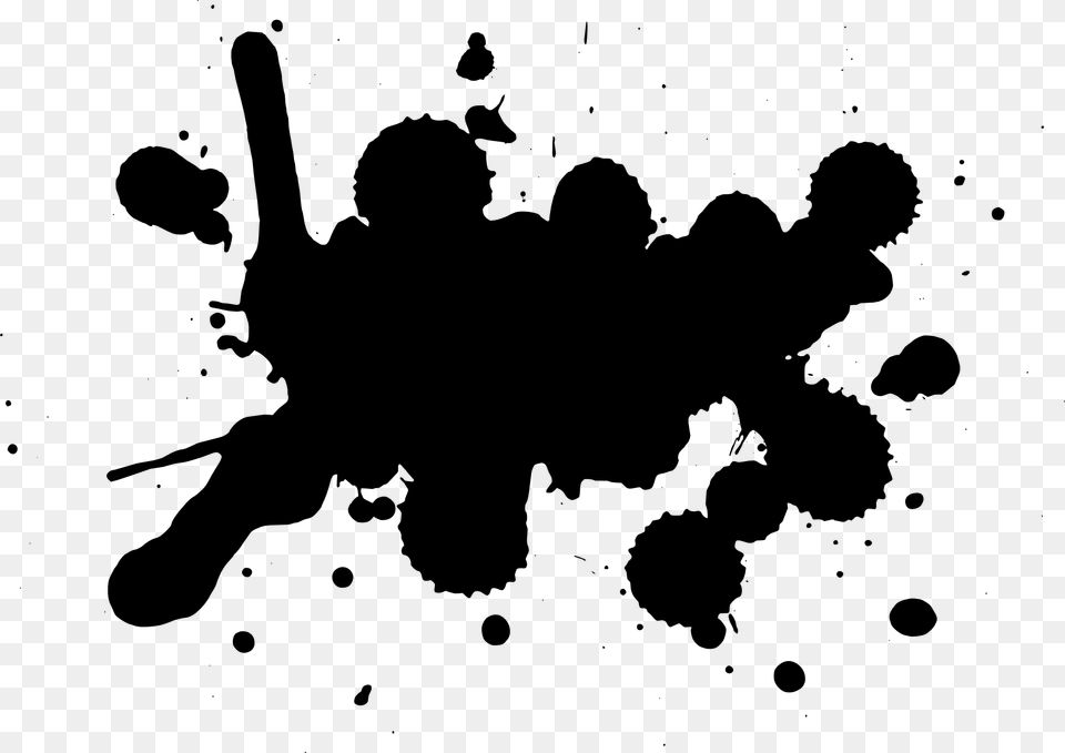 Splatter Sports Graphics Silhouette, Stencil, Stain, Adult Free Transparent Png