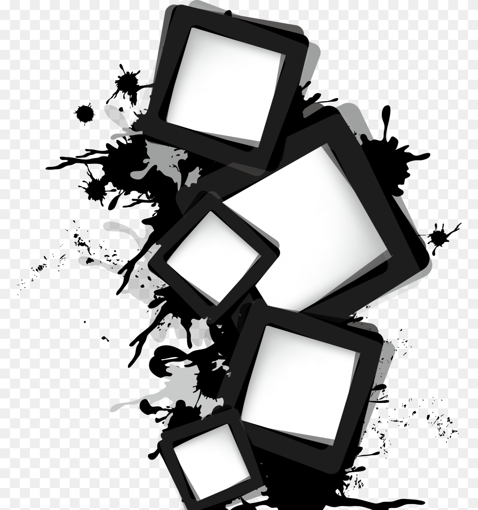 Splatter Vector, Electronics, Lighting, Screen, Computer Hardware Free Png Download