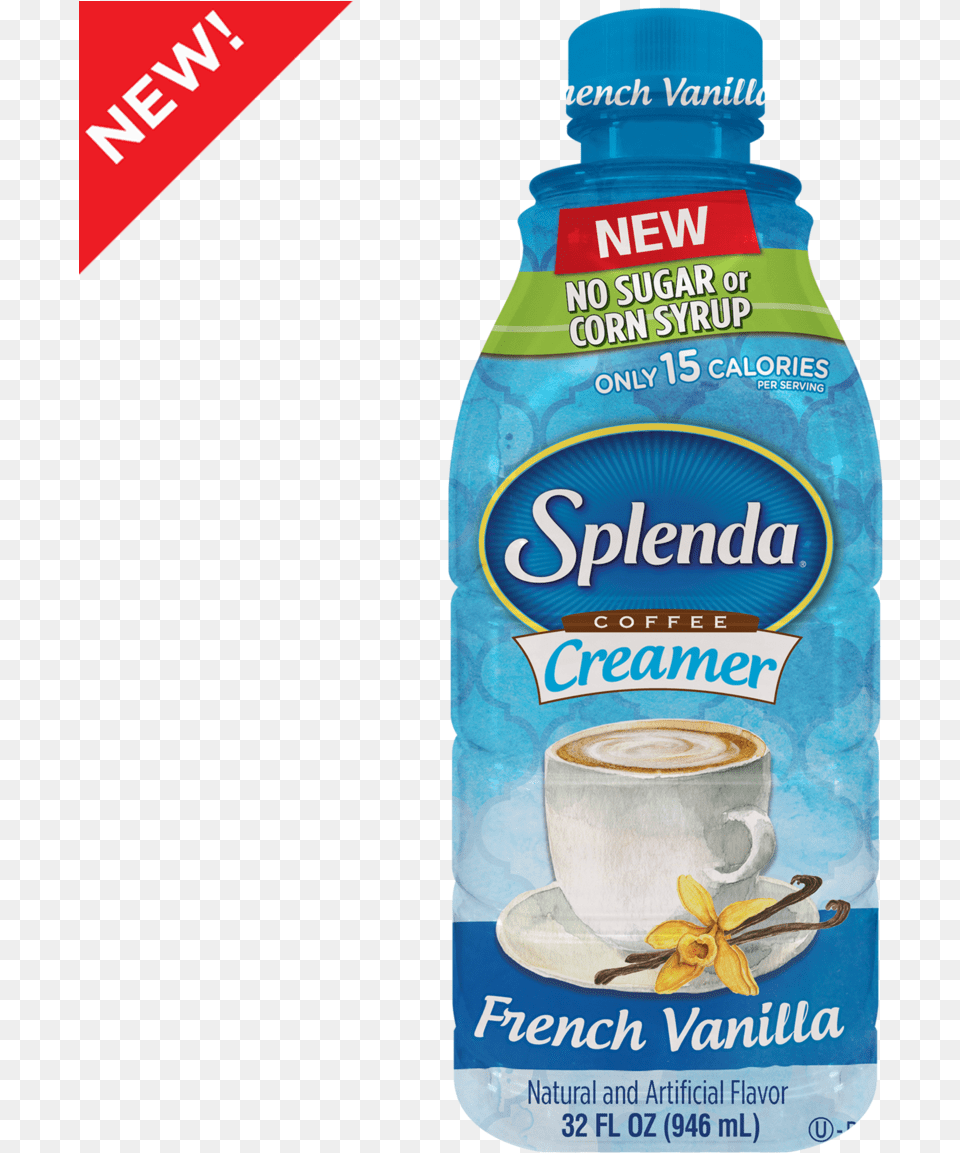 Splenda French Vanilla Creamer, Bottle, Beverage, Coffee, Coffee Cup Png