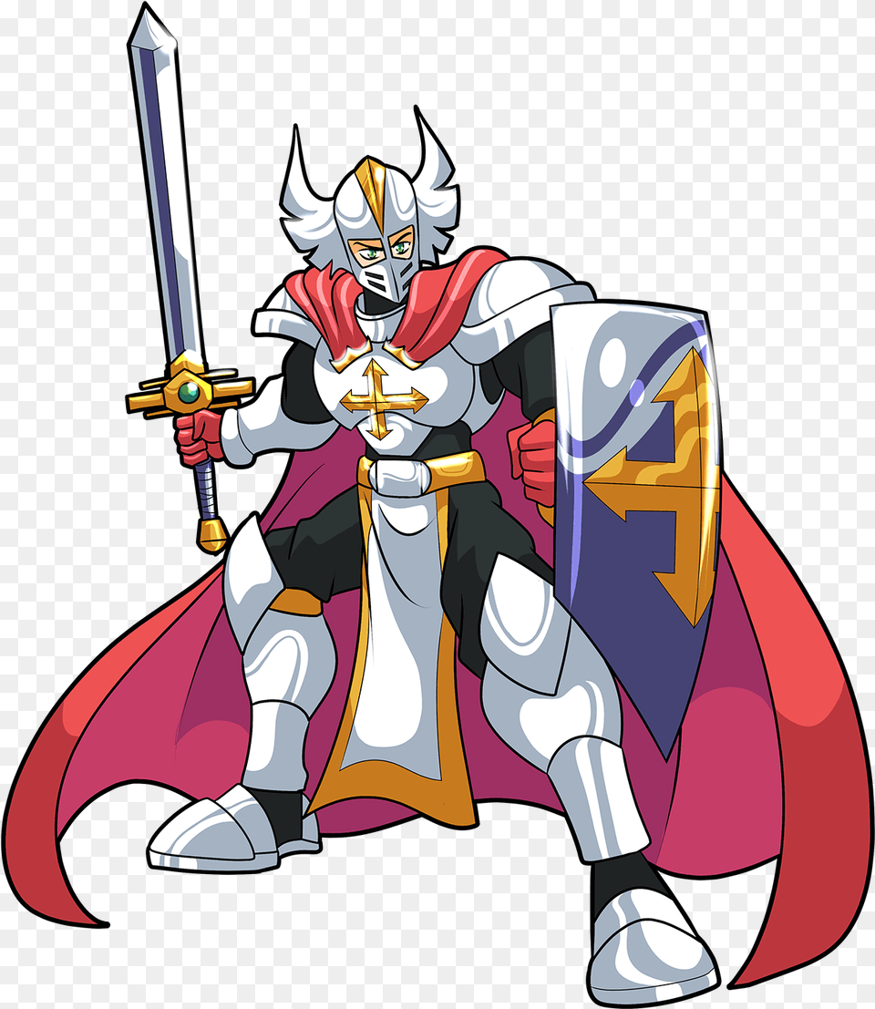 Splinterlands Fantasy Story And Music Contest Semana 19 Paladin Cartoon, Knight, Person, Sword, Weapon Free Transparent Png