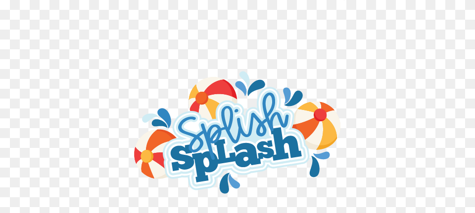 Splish Splash Title Scrapbook Cute Clipart, Art, Graphics, Logo, Dynamite Png Image