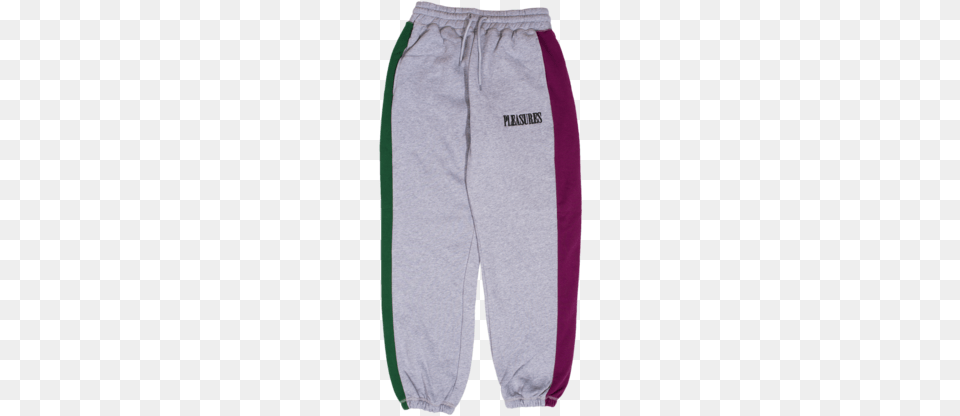 Split Color Sweatpants Pleasures Split Color Sweatpants, Clothing, Pants, Shorts Free Png Download