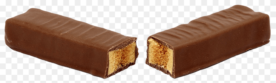 Split Crunchie Bar, Chocolate, Dessert, Food, Bread Free Transparent Png