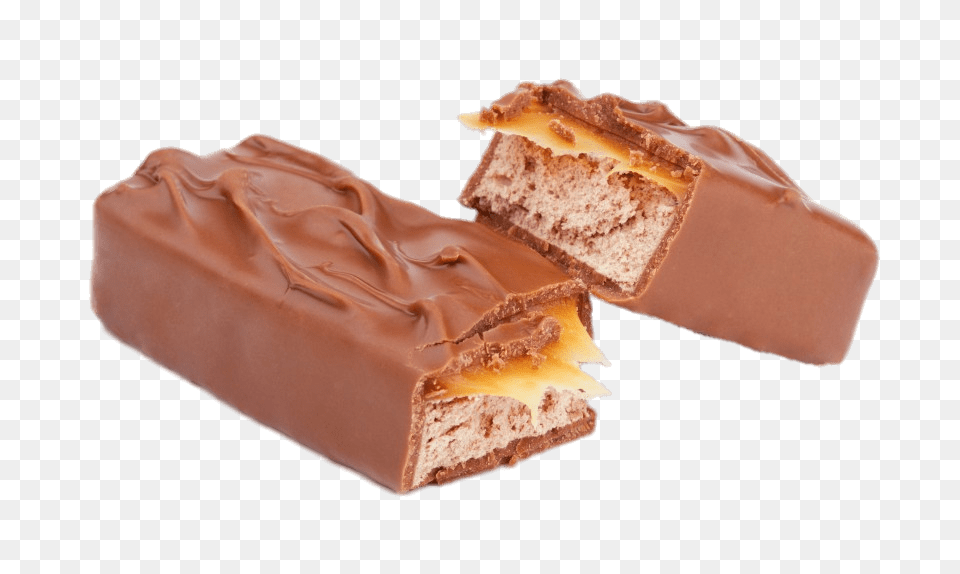 Split Mars Bar, Chocolate, Dessert, Food, Fudge Png Image