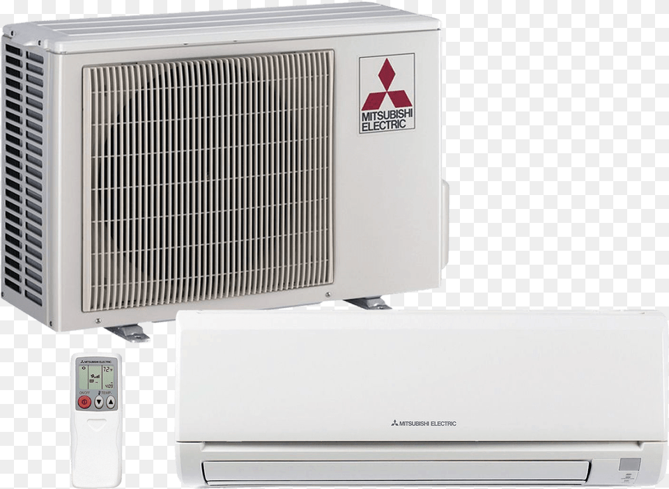 Split System Air Conditioner Mitsubishi, Air Conditioner, Appliance, Device, Electrical Device Free Png Download