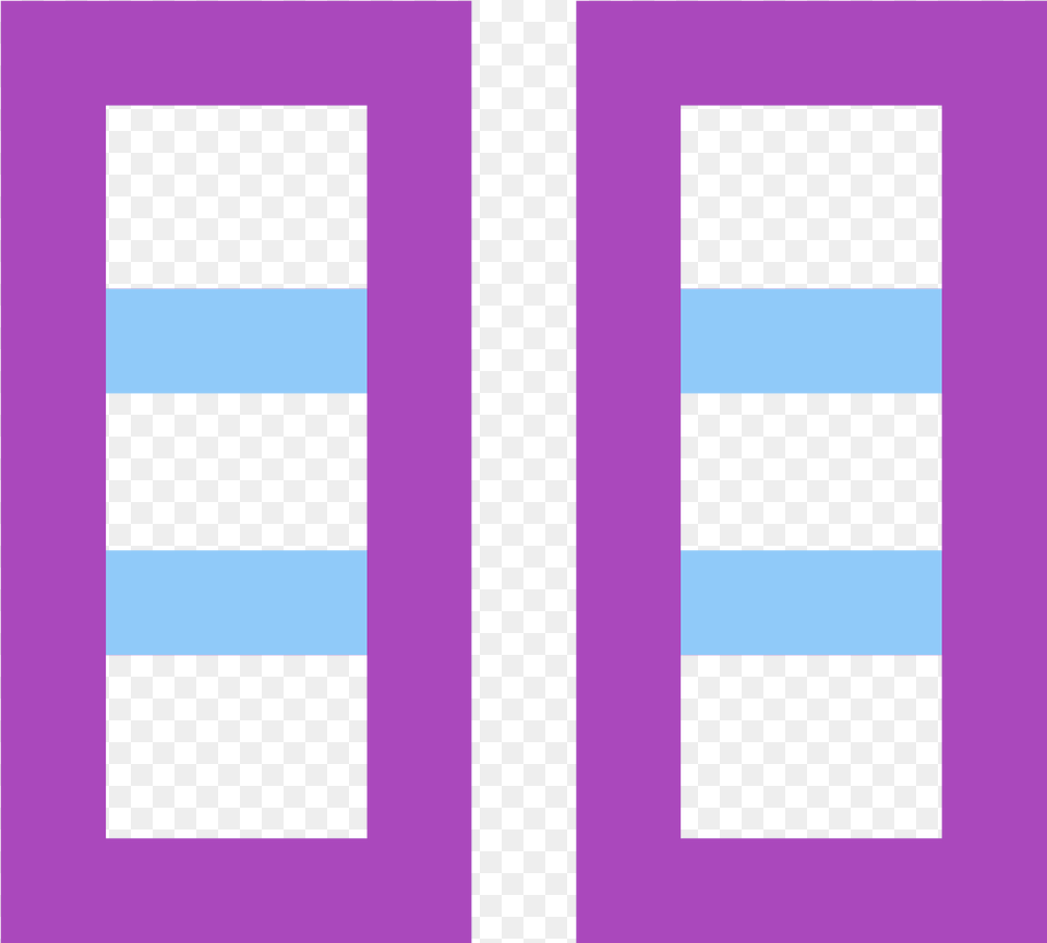 Split Table Icon Lilac, Door, Purple, Architecture, Building Png