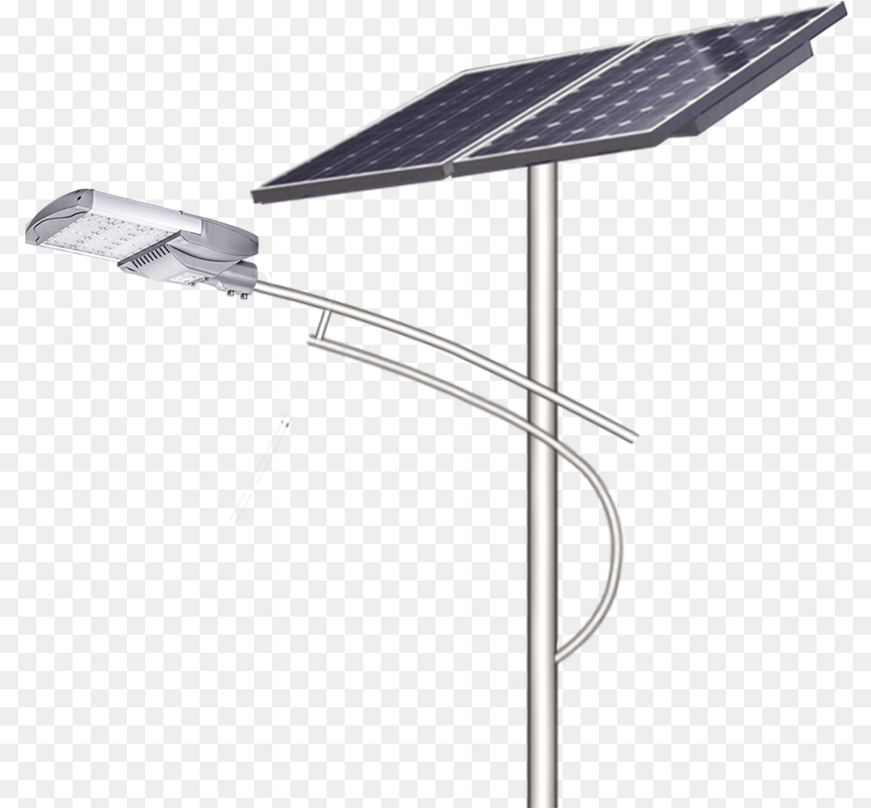 Split Type Solar Street Light Street Light, Electrical Device, Solar Panels Free Png Download