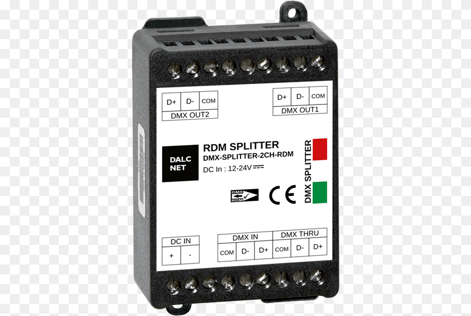 Splitter 2ch Dmx Rdm Dalcnet Dlx1224 4cv Ble Led Dimmer Bluetooth Cct Rgb, Adapter, Electronics, Medication, Pill Png Image