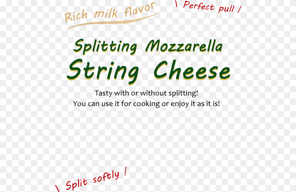 Splitting Mozzarella String Cheese Calligraphy, Text, Blackboard Free Transparent Png