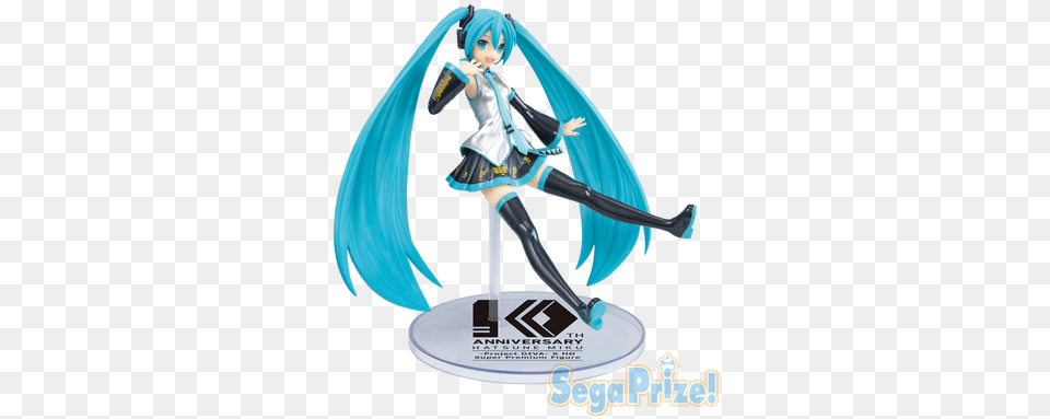 Spm Figure Hatsune Miku Hd 10th Anniversary Ver My Anime Hatsune Miku 10th Anniversary Figure, Publication, Book, Comics, Figurine Free Transparent Png