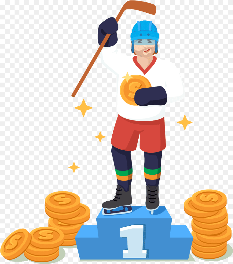 Spoc Is A Digital In App Currency To Reward Athletes Cartoon, Person, People, Cleaning, Boy Free Png Download